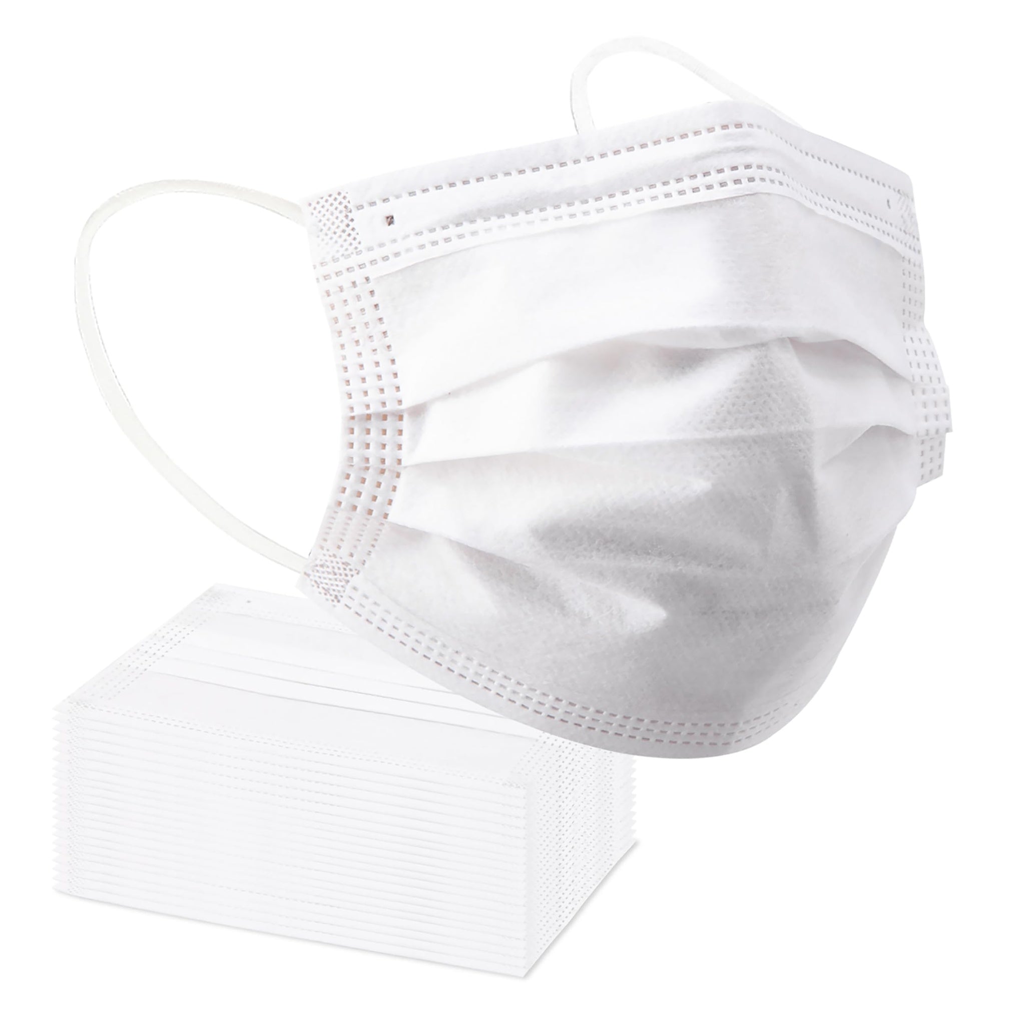 Borje White Disposable Face Masks (100 ct)