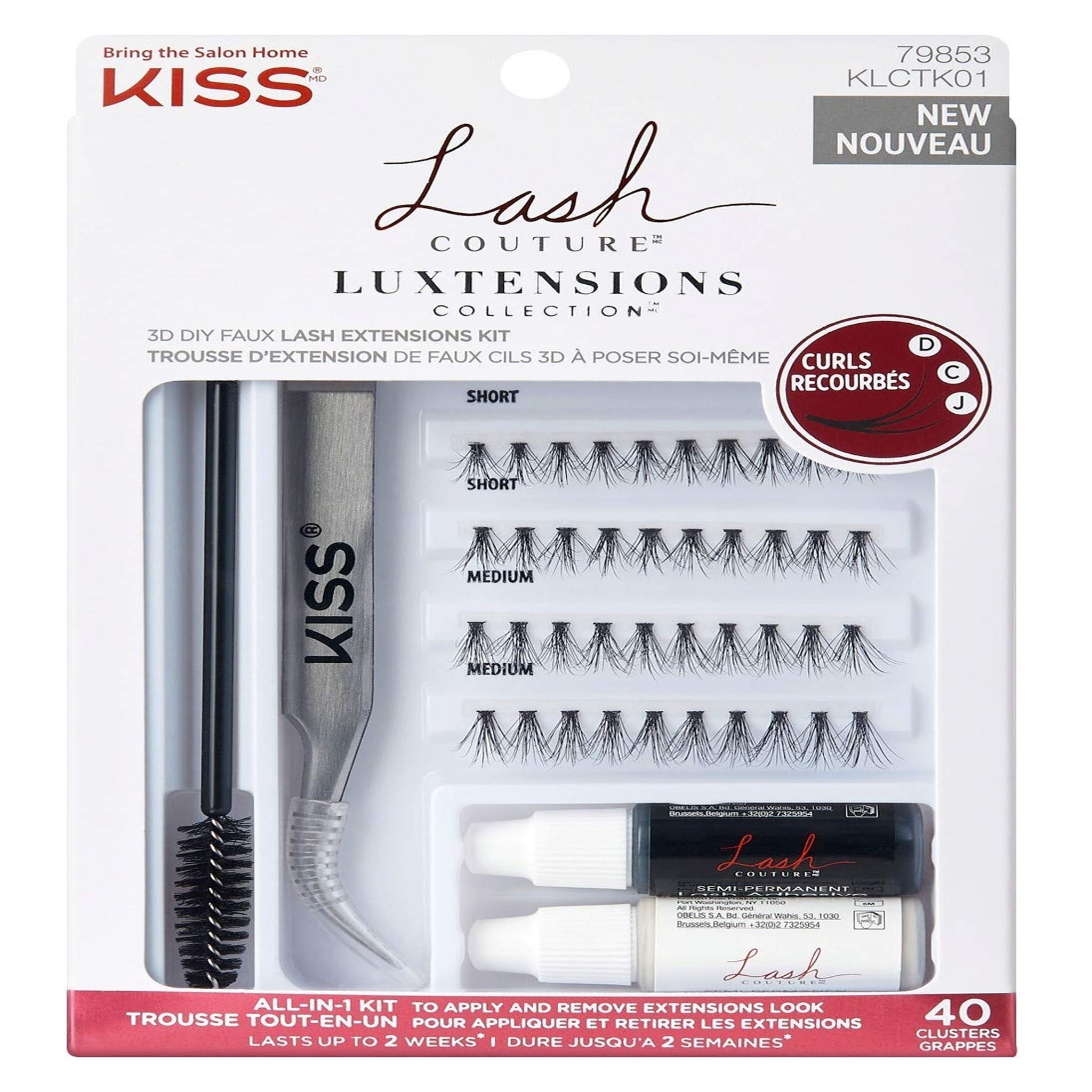 Kiss Luxtensions Lash Kit (2 pk)