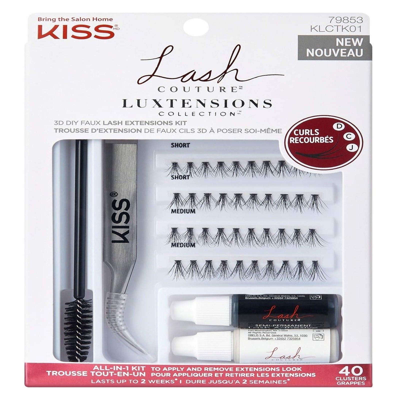Kiss Luxtensions Lash Kit (2 pk)