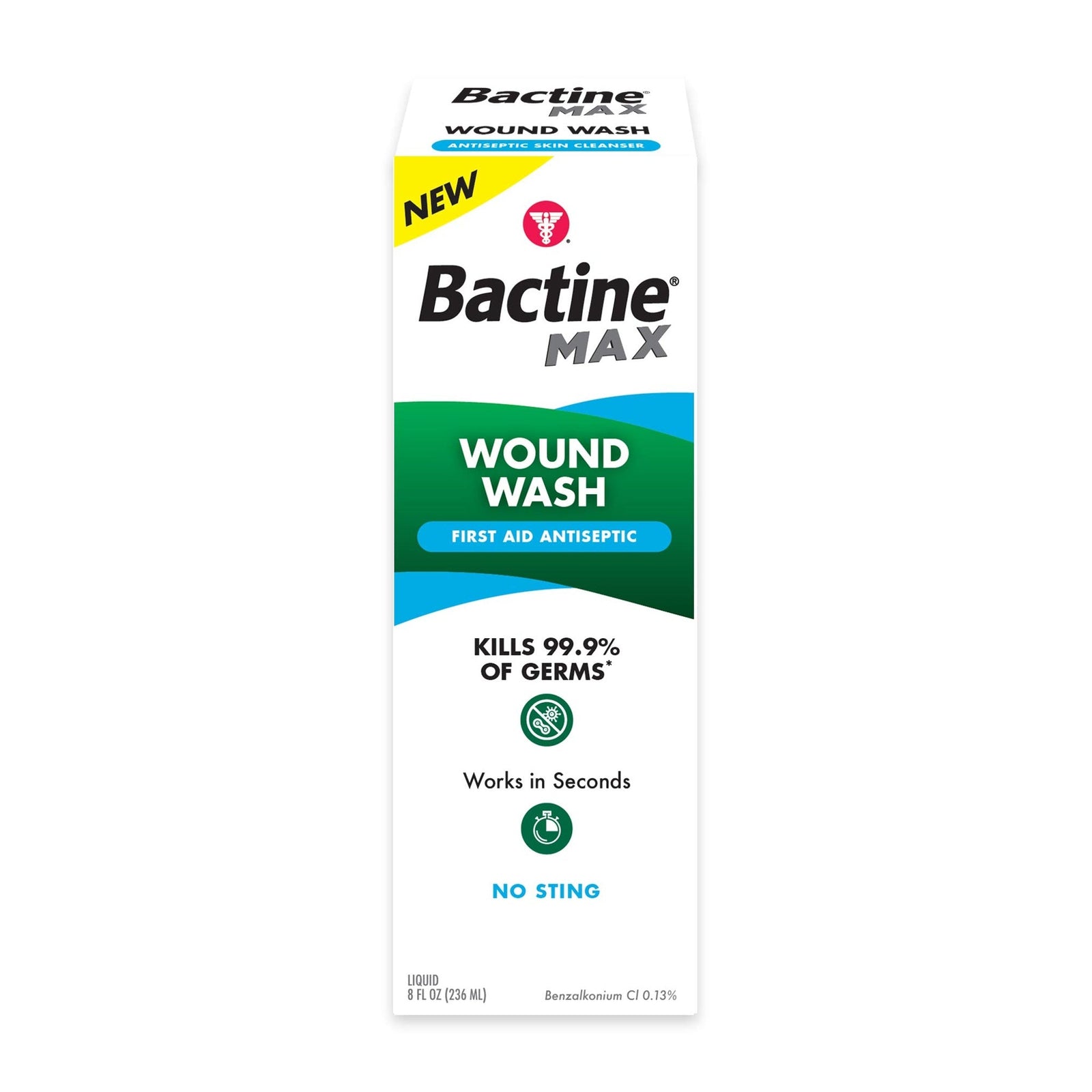 Bactine MAX First Aid Wound Wash (8 oz)
