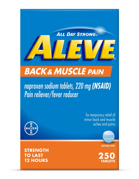 Aleve Back & Muscle Pain Tablets (250 ct)
