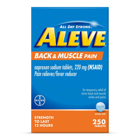 Aleve Back & Muscle Pain Tablets (250 ct)