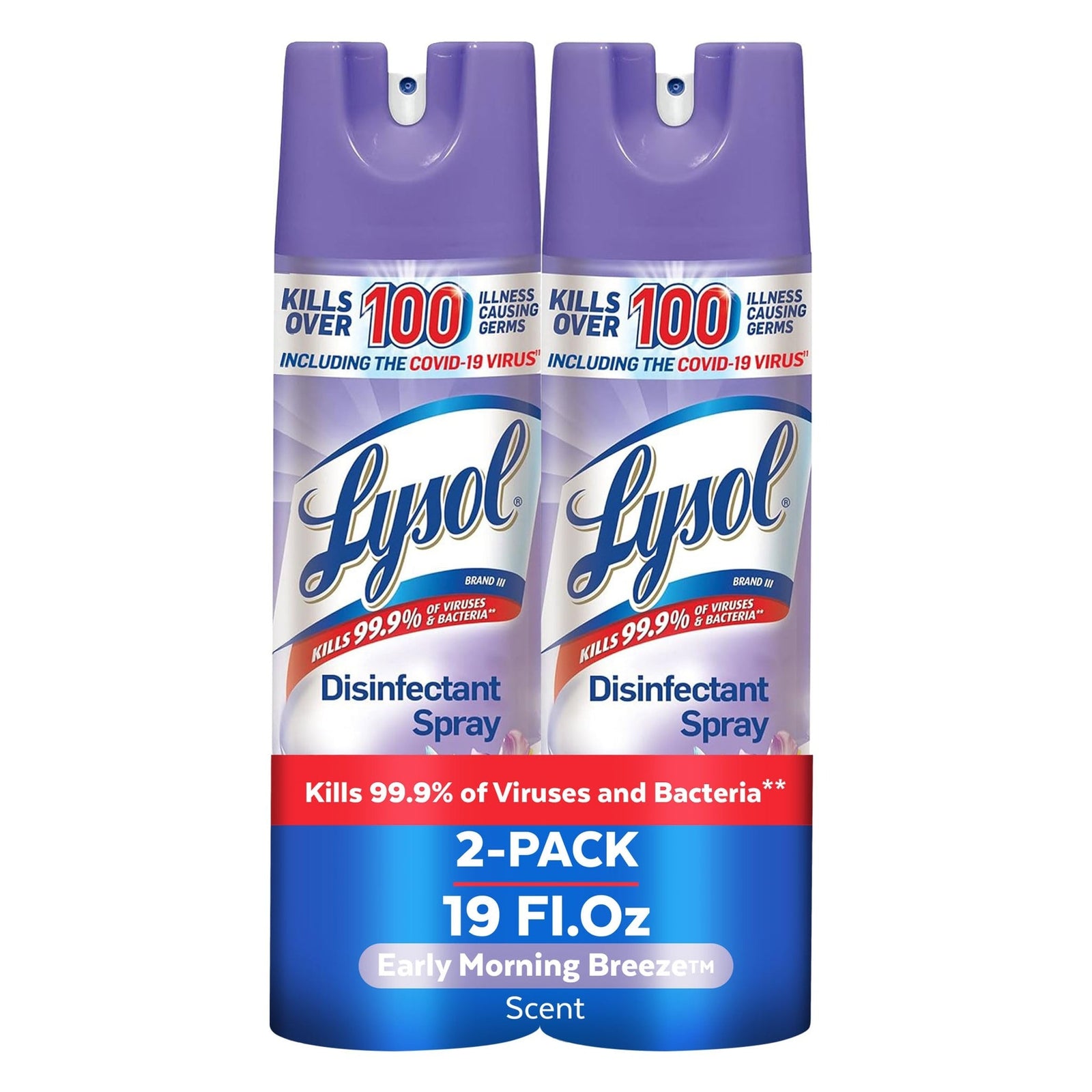 Lysol Disinfectant Spray Early Morning Breeze (19 oz, 2 pk)
