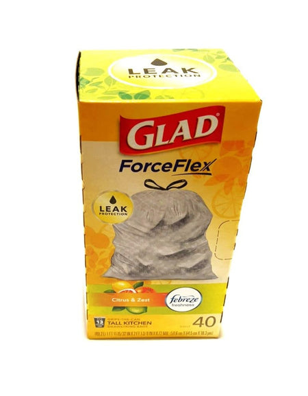 Glad Lemon Trash Bags 13 Gallon (40 ct)