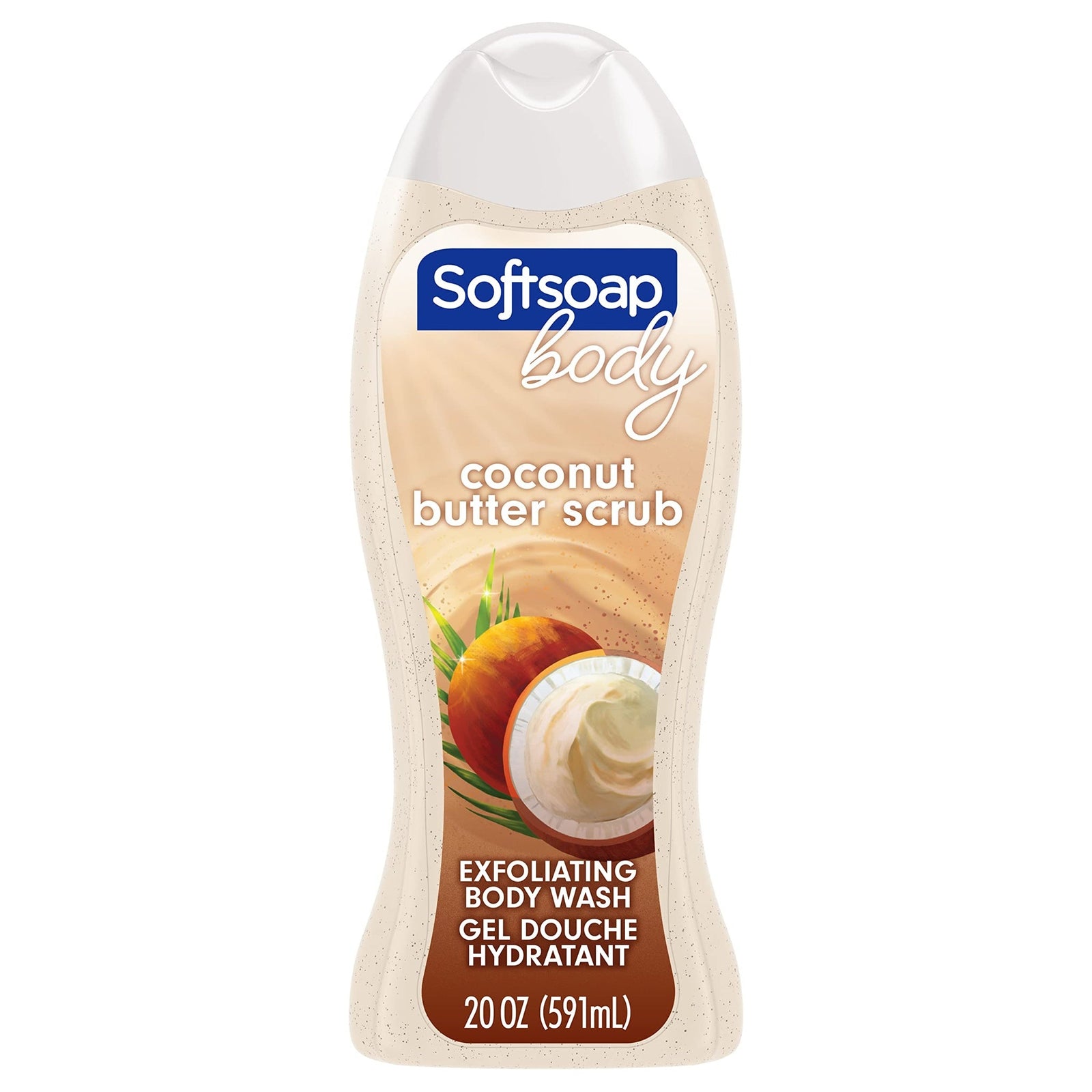 Softsoap Body Wash Coconut Butter Scrub (20 oz)
