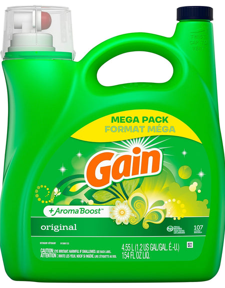 Gain Liquid Laundry Detergent Original Scent (154 oz)