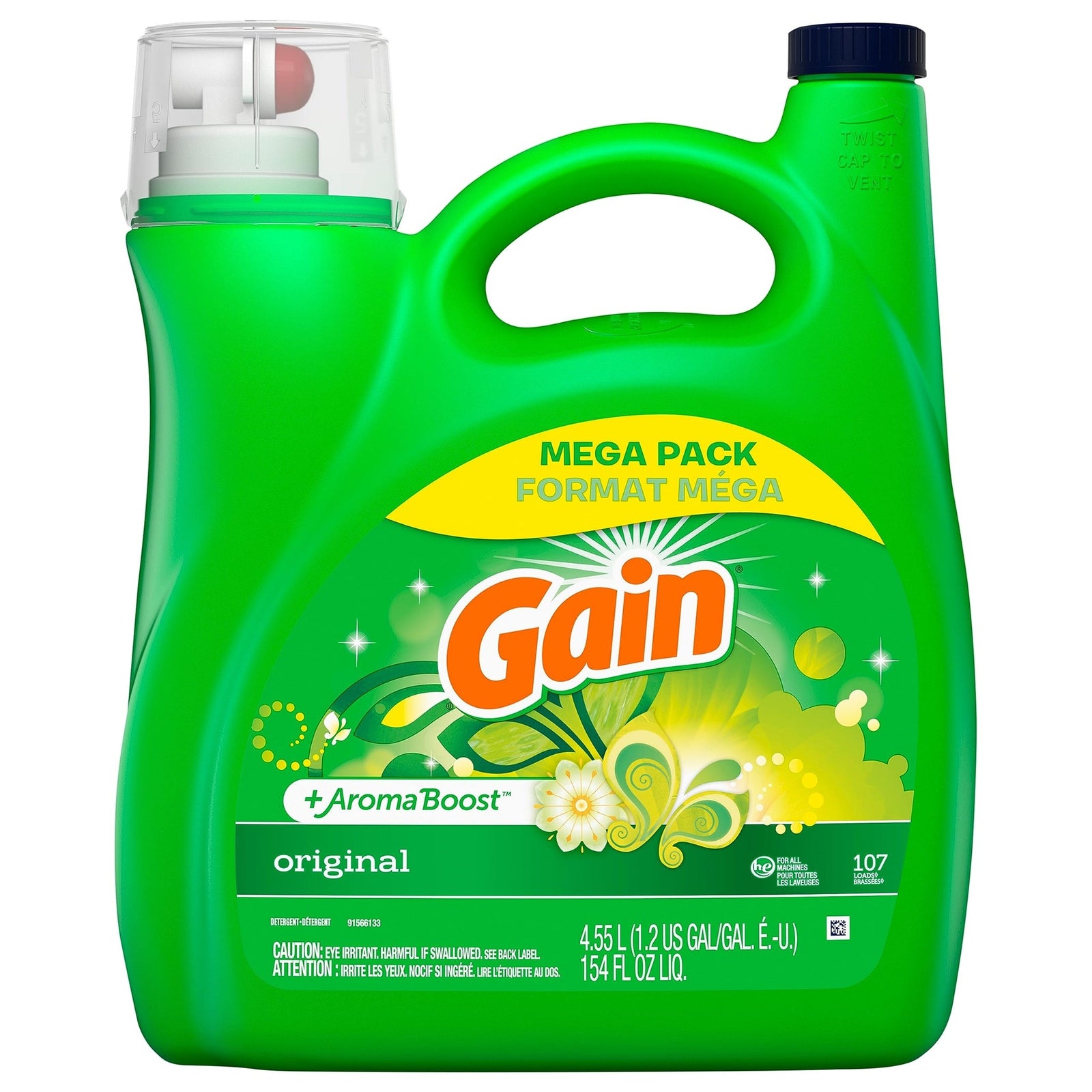 Gain Liquid Laundry Detergent Original Scent (154 oz)