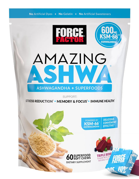 Force Factor Amazing Ashwa Soft Chews (60 Count)