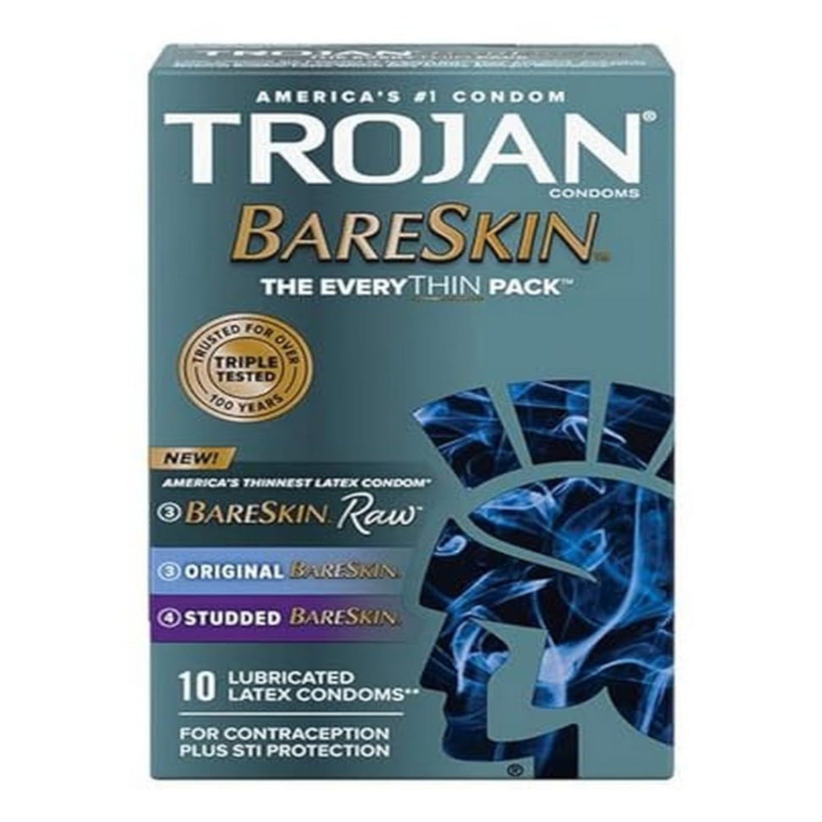 Trojan Bareskin Condoms Variety Pack (10 Count)