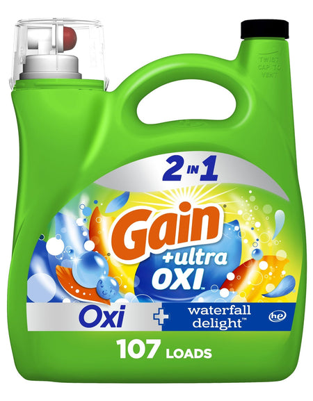Gain Ultra Oxi Laundry Detergent Waterfall Delight (154 oz)