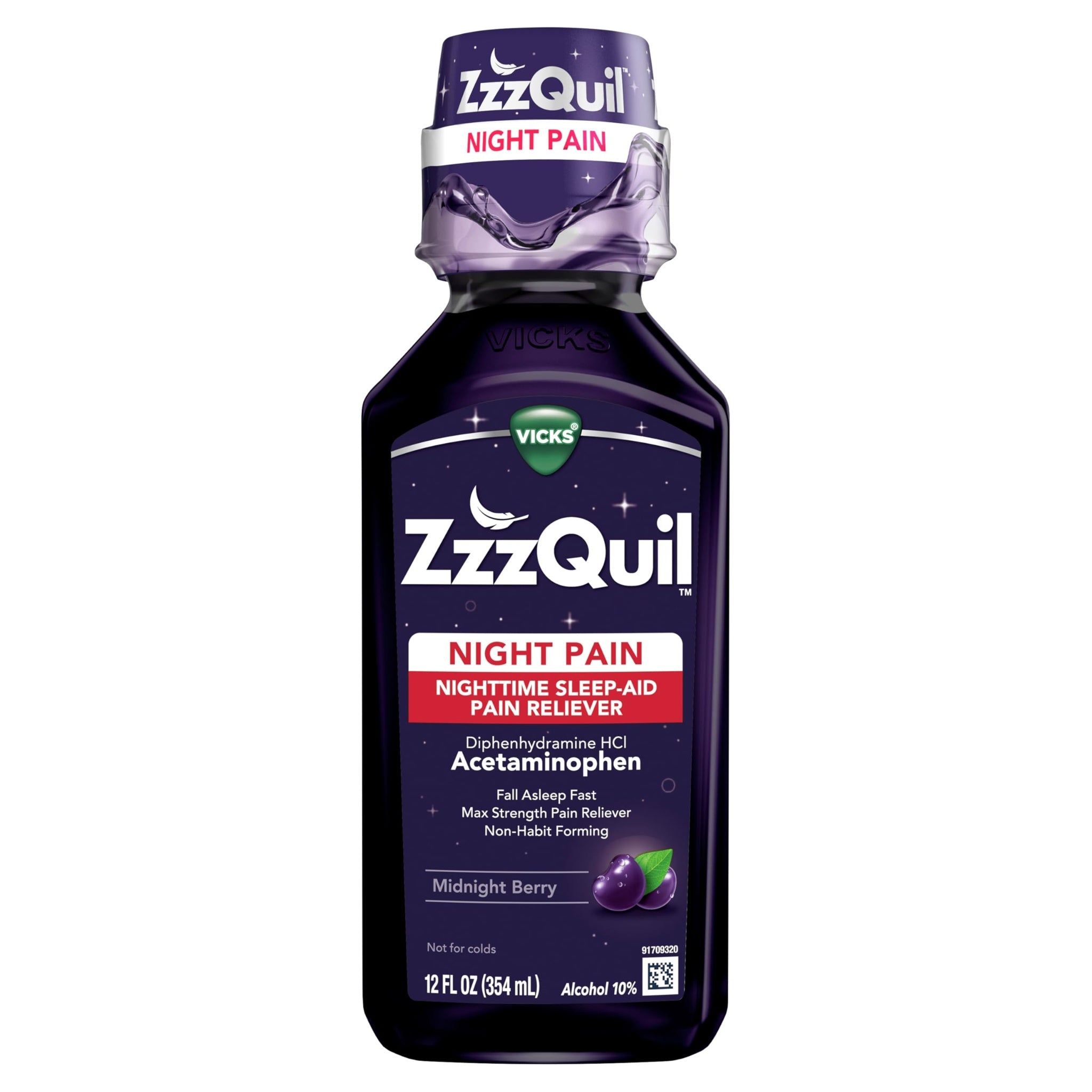 Vicks ZzzQuil Max Strength Liquid Sleep Aid (12 oz)