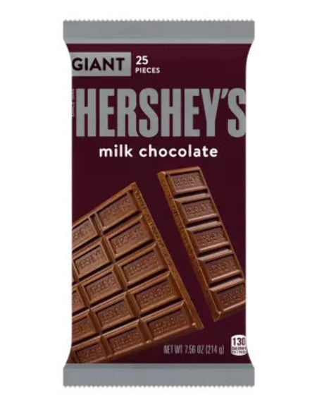 HERSHEY'S Milk Chocolate Giant Bar (7.56 oz)