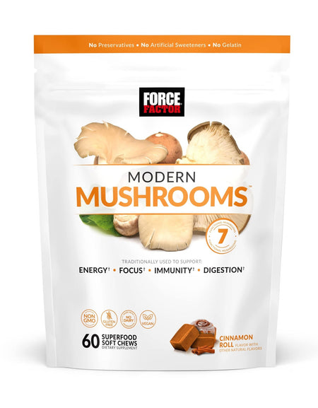 Force Factor Modern Mushrooms Soft Chews (60 Count)