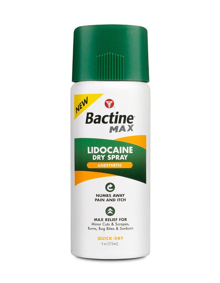 Bactine MAX Dry Spray with Lidocaine (4 oz)