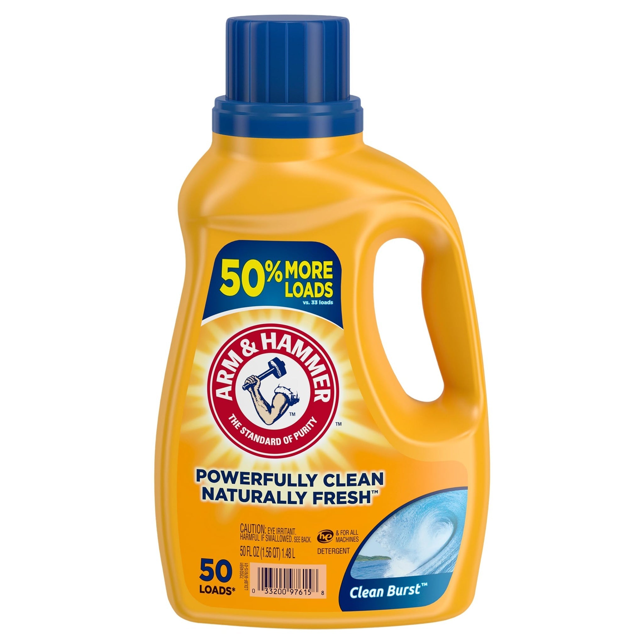 Arm & Hammer Liquid Detergent Clean Burst (50 oz)