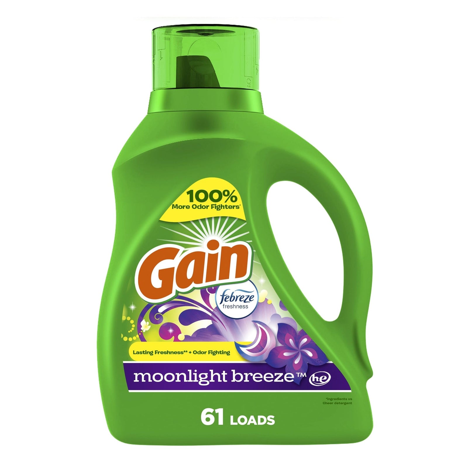Gain + Aroma Boost Detergent Moonlight Breeze (88 oz)