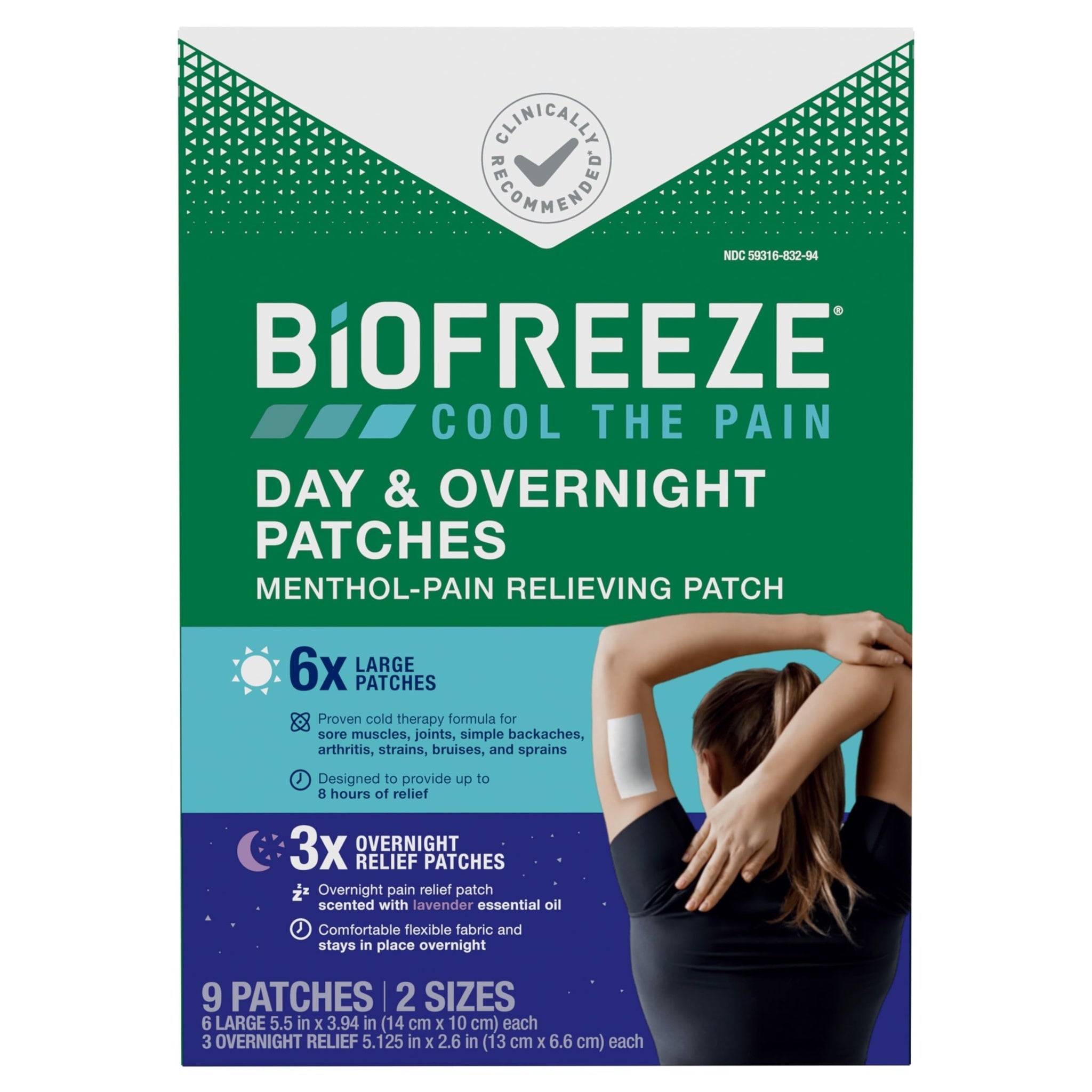Biofreeze Pain Relief Patches (9 Count)
