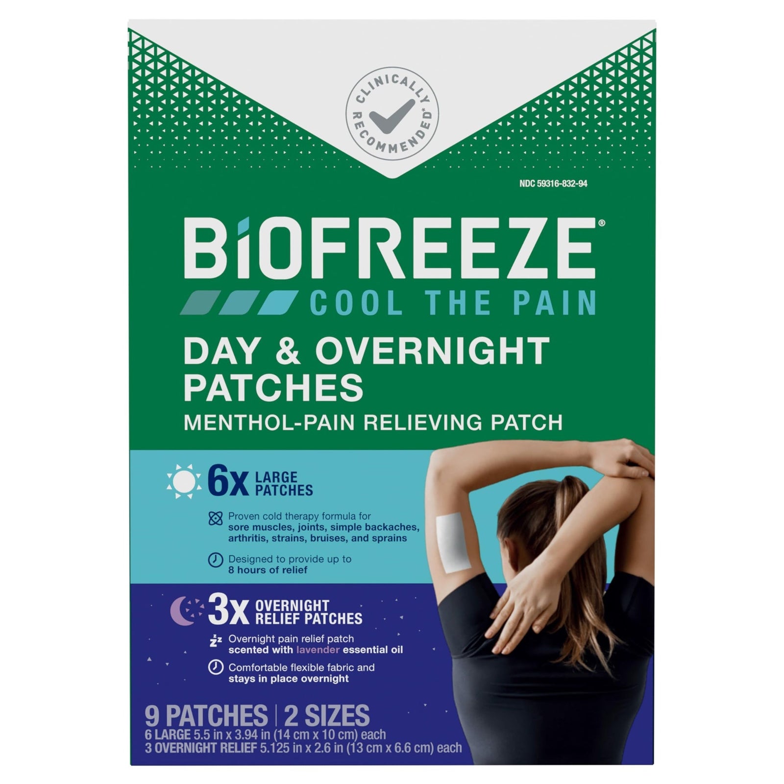 Biofreeze Pain Relief Patches (9 Count)