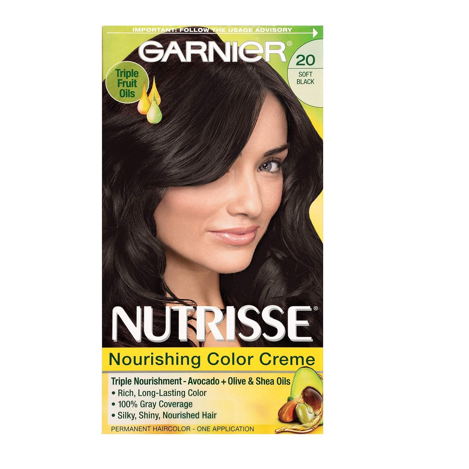 Garnier Nutrisse Hair Color Soft Black