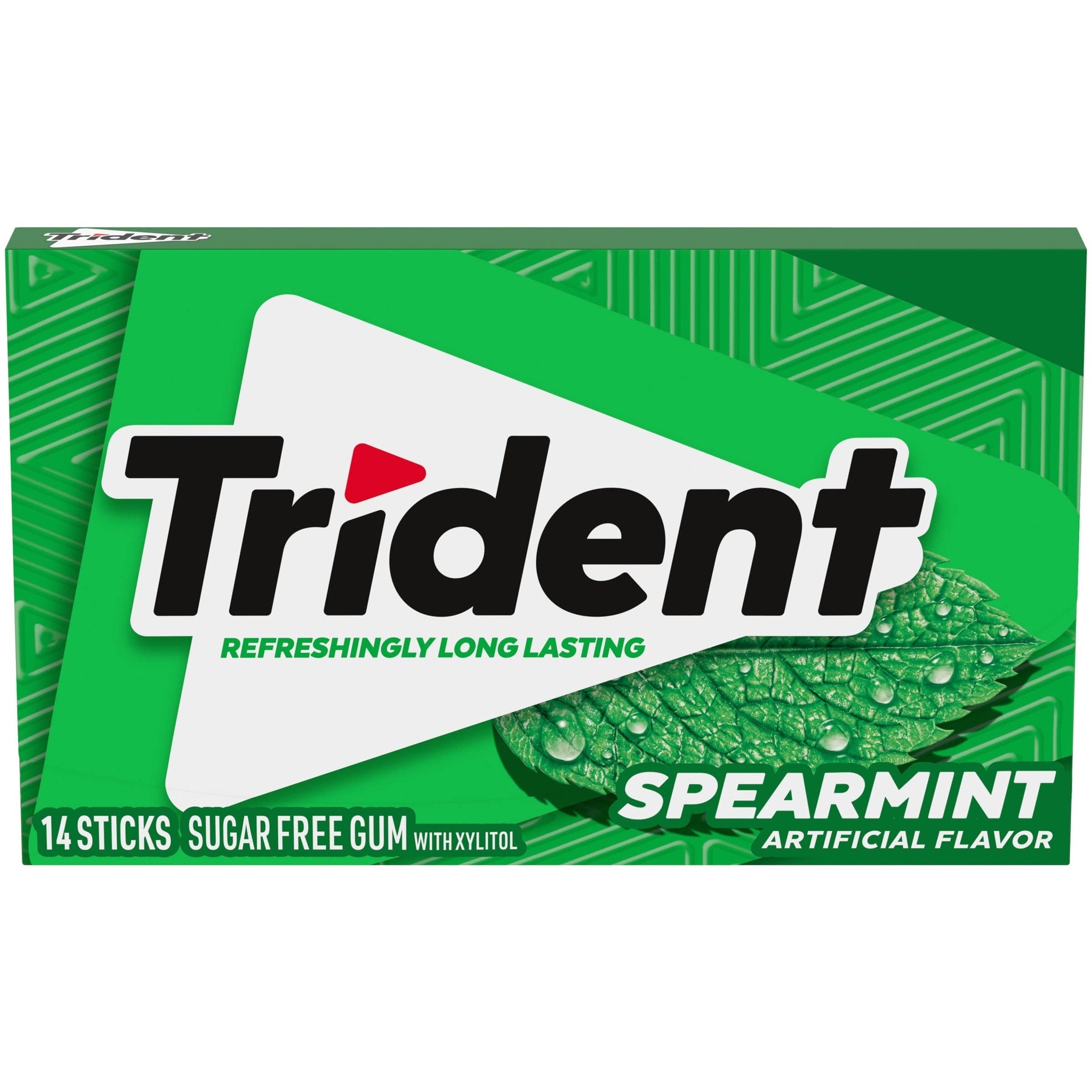 Trident Sugar Free Gum Spearmint (14 pc)