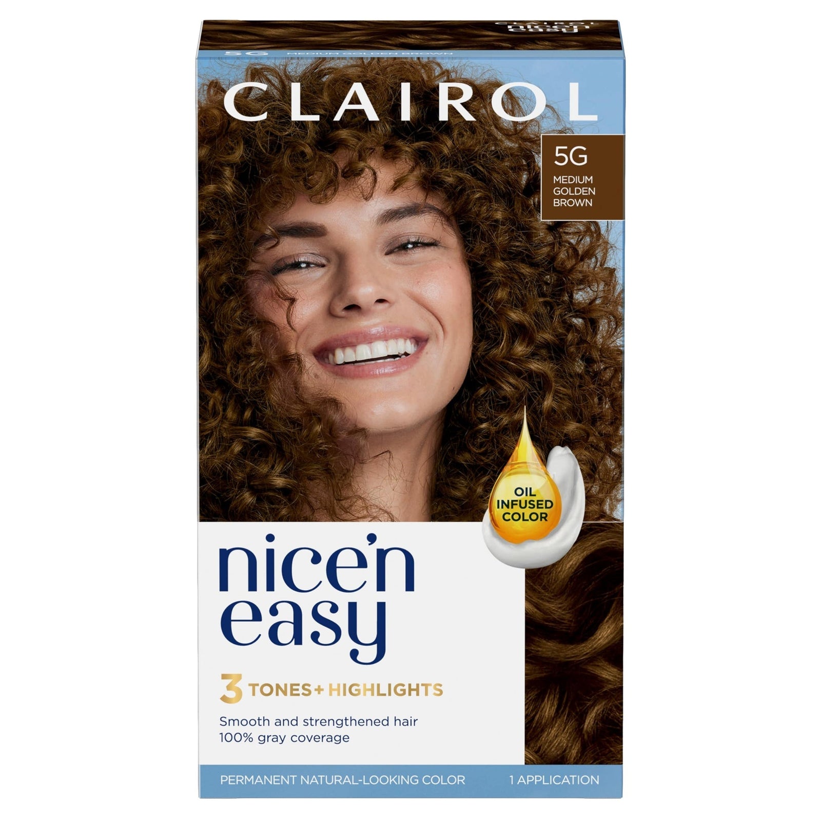 Clairol Hair Dye (Medium Golden Brown)