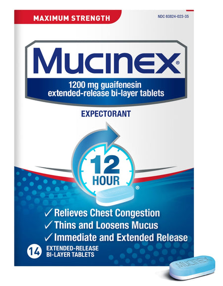 Mucinex Tablets (14 Count)