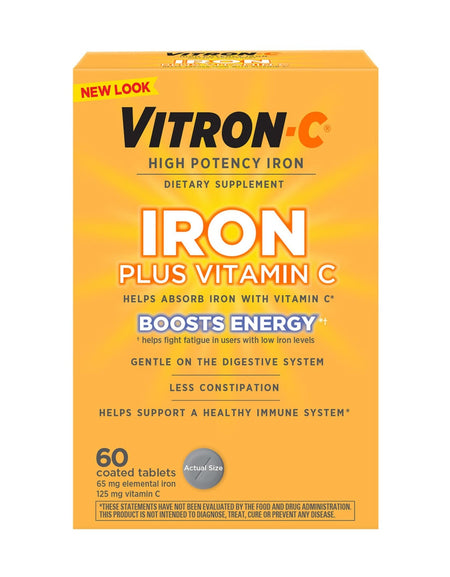 Vitron-C Iron Supplement (60 Count)