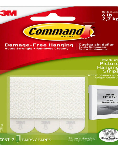 Command Hanging Strips (3 Pairs)