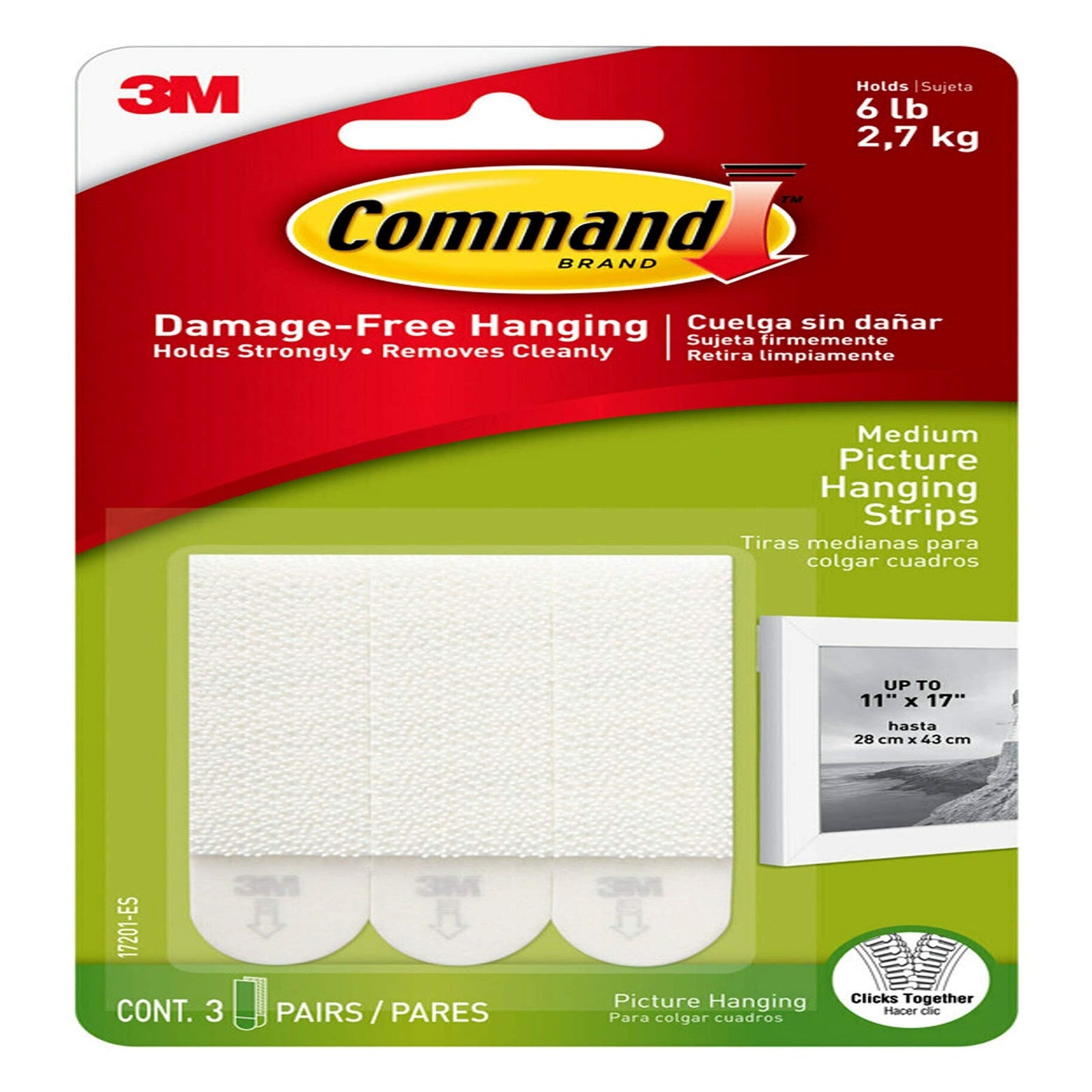 Command Hanging Strips (3 Pairs)