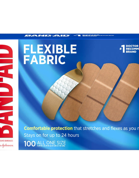Band-Aid Adhesive Bandages (100 Count)