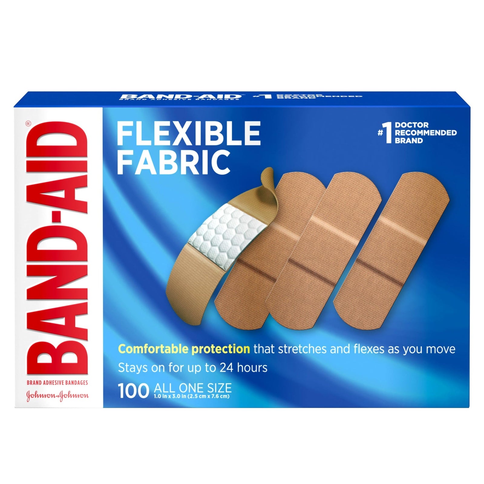 Band-Aid Adhesive Bandages (100 Count)