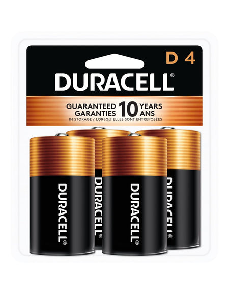 Duracell D Batteries (4 Pack)