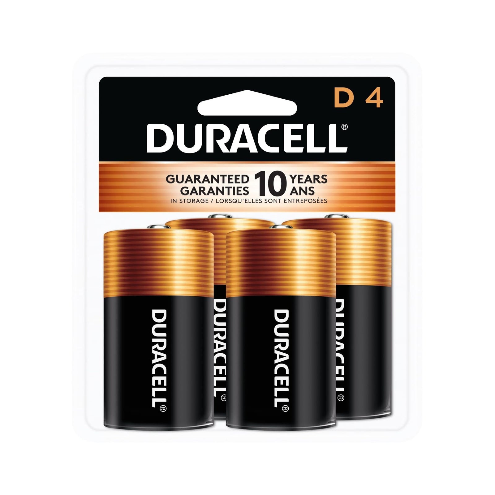 Duracell D Batteries (4 Pack)