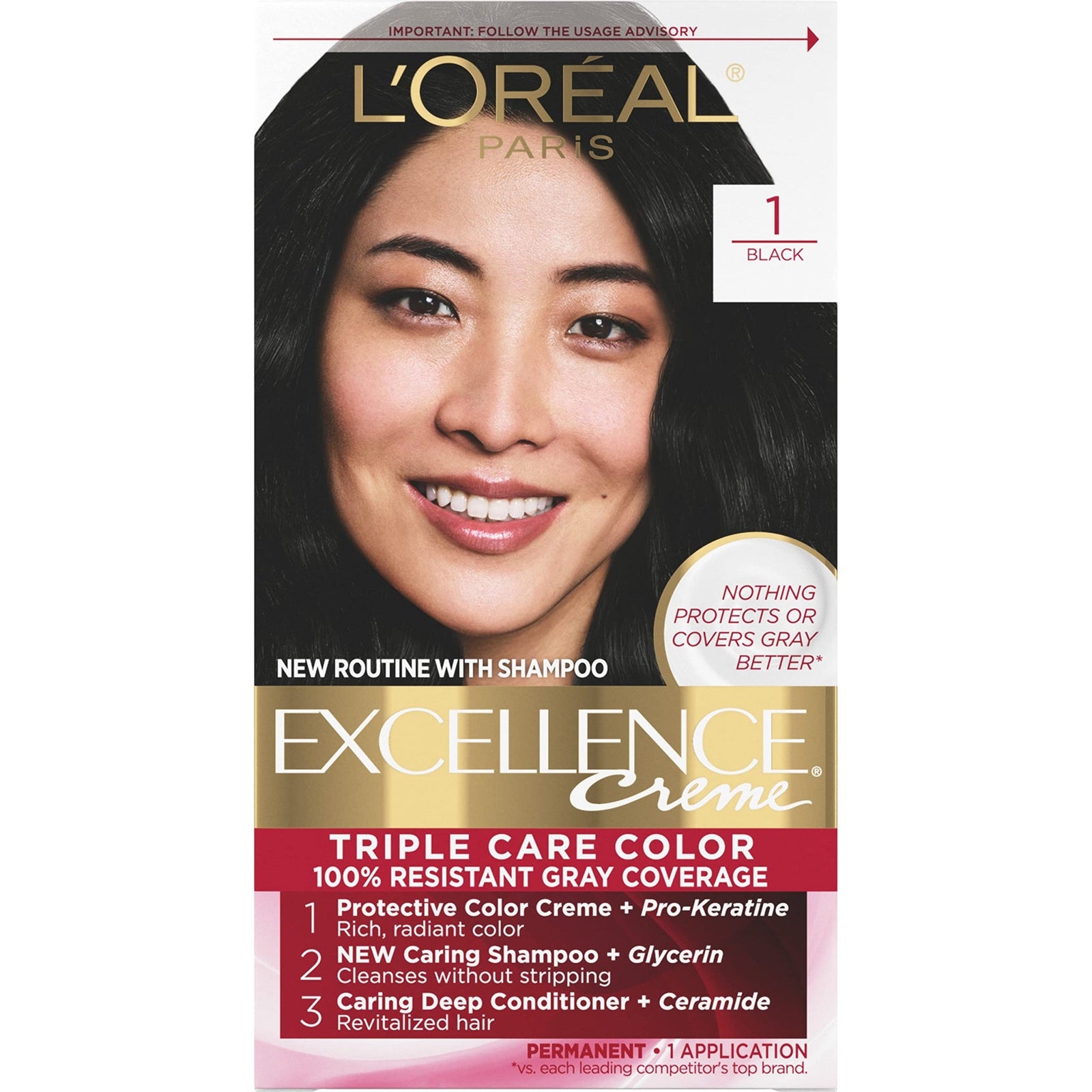 L'Oreal Paris Hair Color (Black)