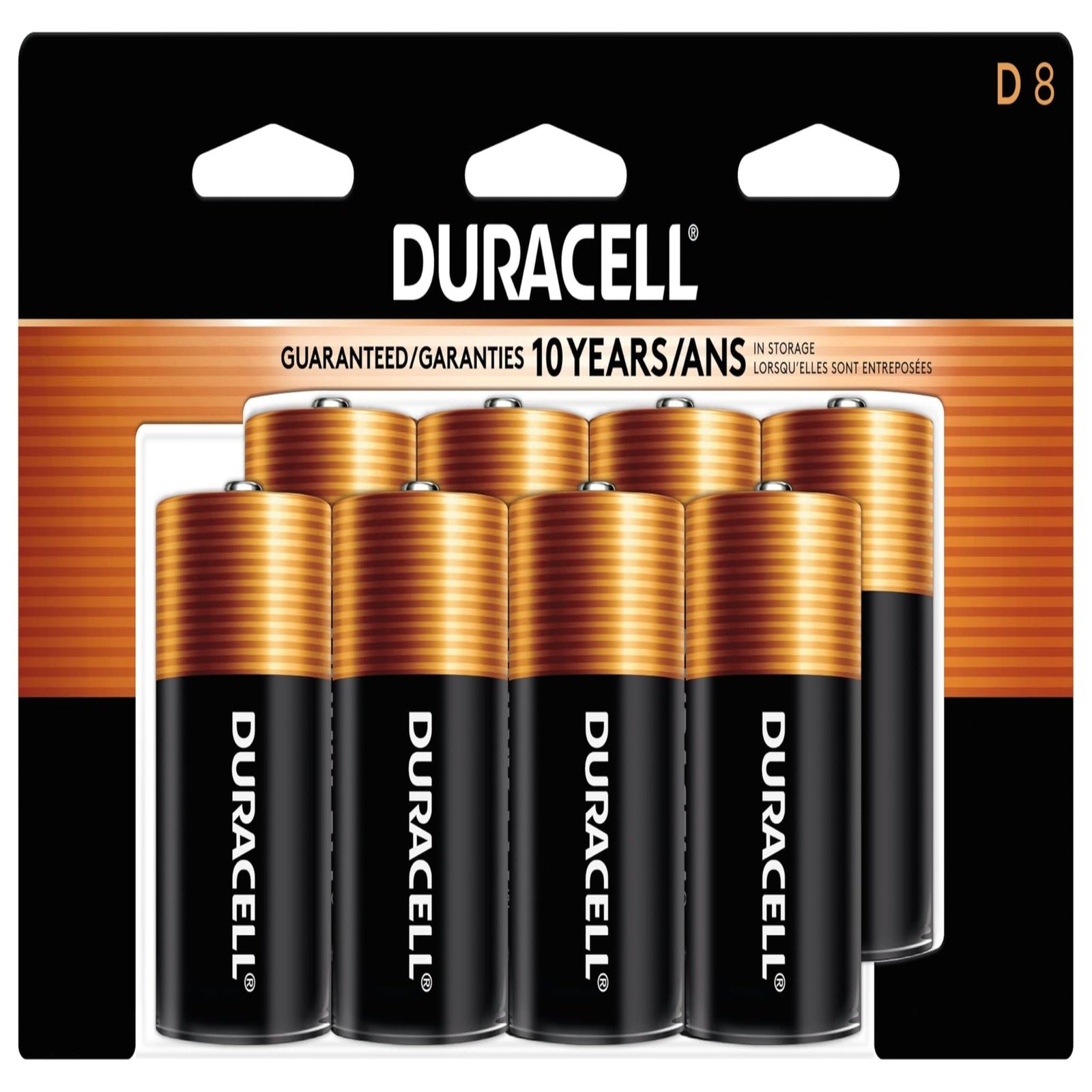 Duracell D Batteries (8 Pack)