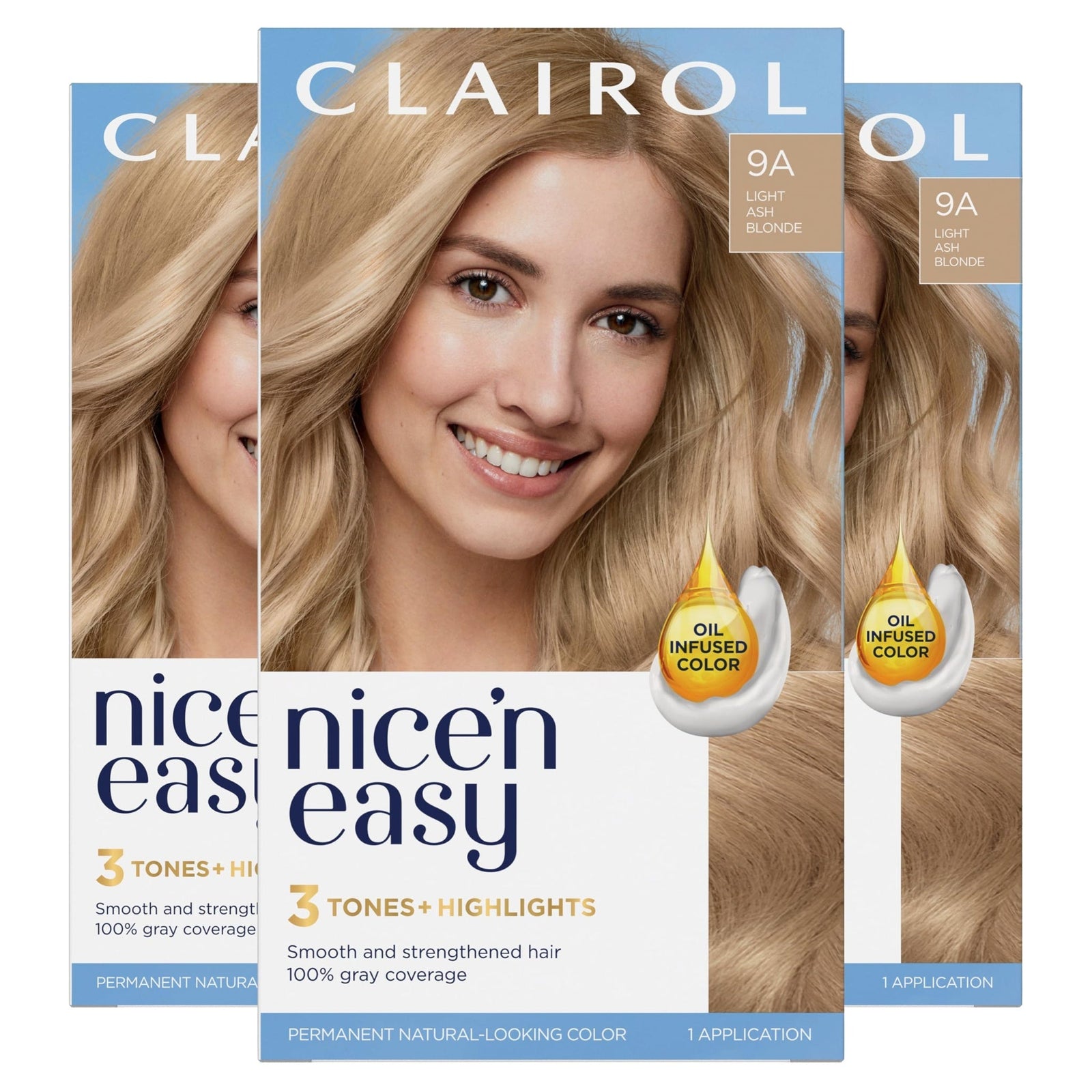 Clairol Hair Dye (Light Ash Blonde)