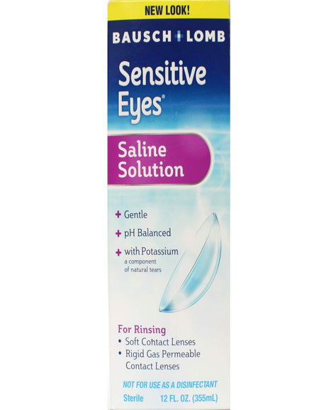 Bausch & Lomb Saline Solution (12 oz)