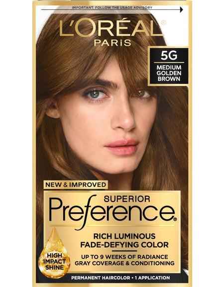 L'Oreal Paris Hair Color (Medium Golden Brown)