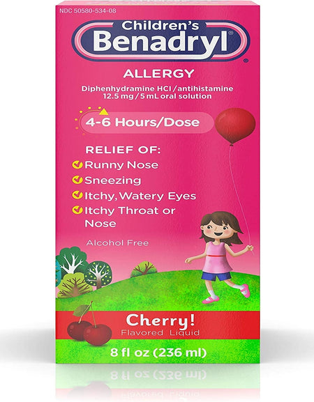 Benadryl Allergy Liquid (8 oz)
