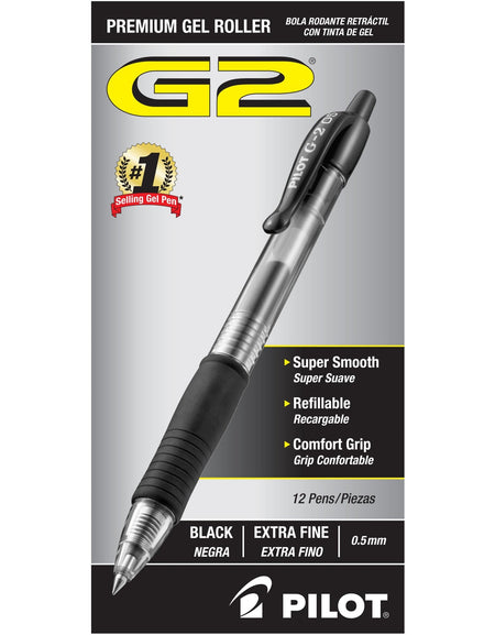 Pilot Gel Roller Pens (12 Pack)