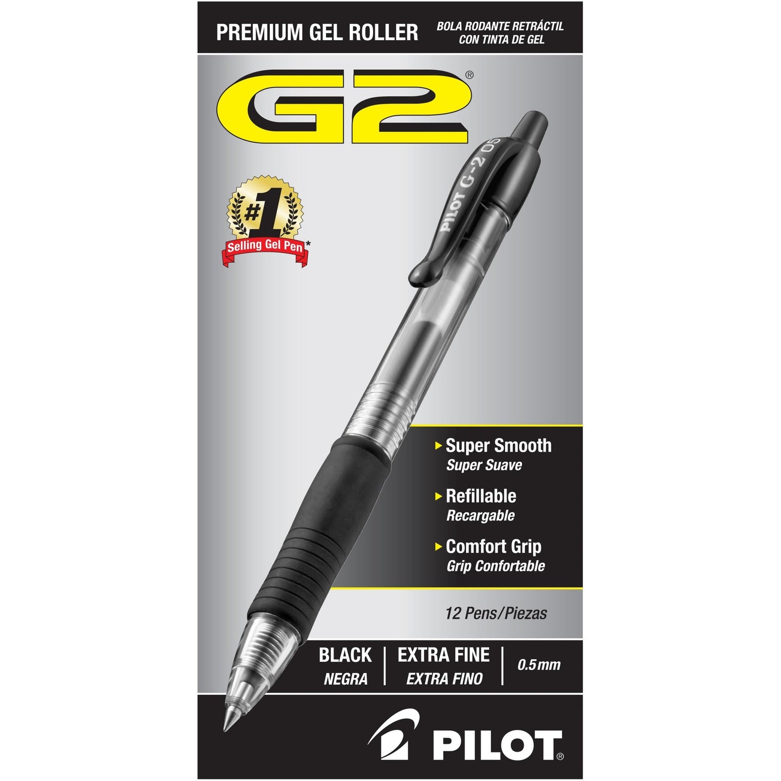 Pilot Gel Roller Pens (12 Pack)