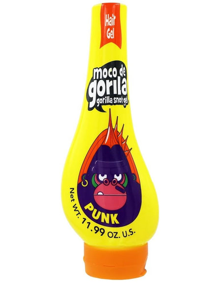Indestructible Hair Styling Gel for Extreme Long-lasting Hold, Gorilla Snot Gel is the Ultimate Hair Gel to create any Punk Hairstyle; 11.9 oz Squizz Bottle