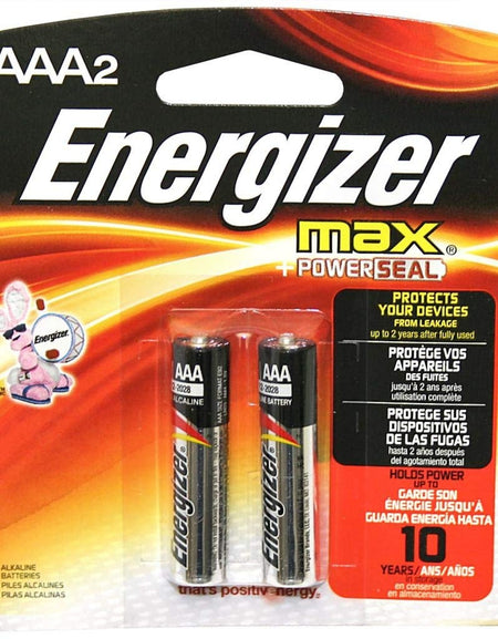 Energizer AAA Batteries (2 Count)