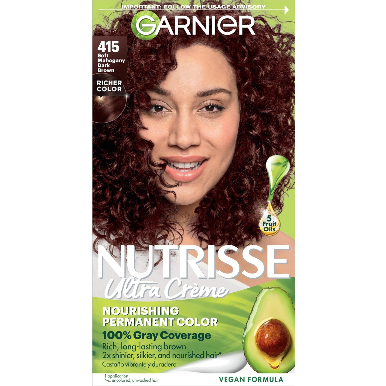 Garnier Hair Color (Soft Mahogany Dark Brown)