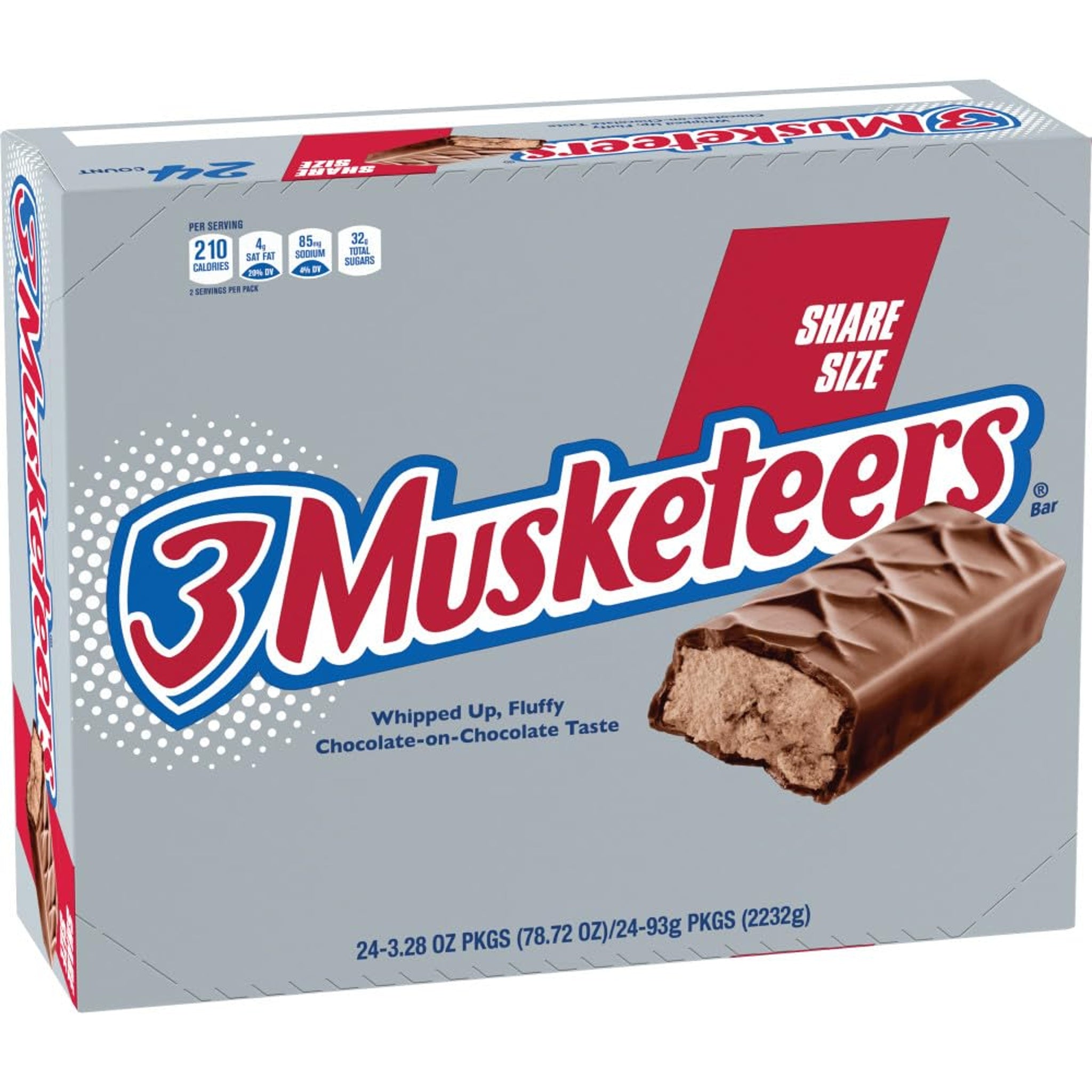 3 Musketeers Candy Bars (3.28 oz)