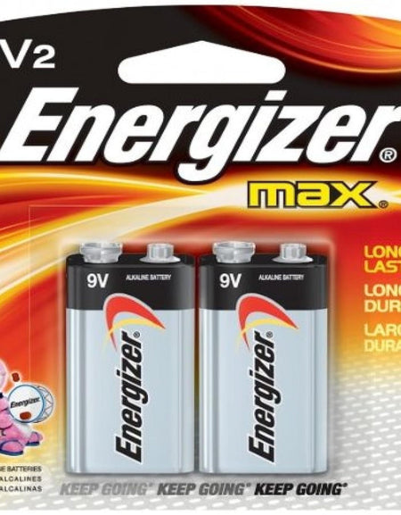 Energizer 9V Batteries (2 Count)