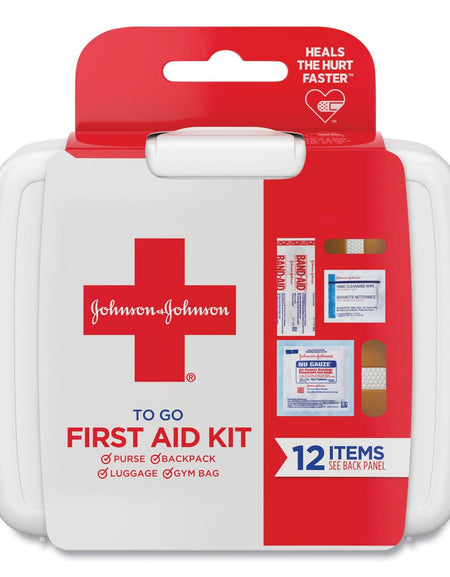 Johnson & Johnson First Aid Kit (12 Pieces)
