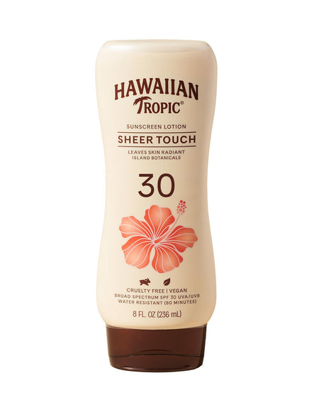 Hawaiian Tropic Sunscreen SPF 30, Sunblock, Broad Spectrum, Oxybenzone-Free, 8oz