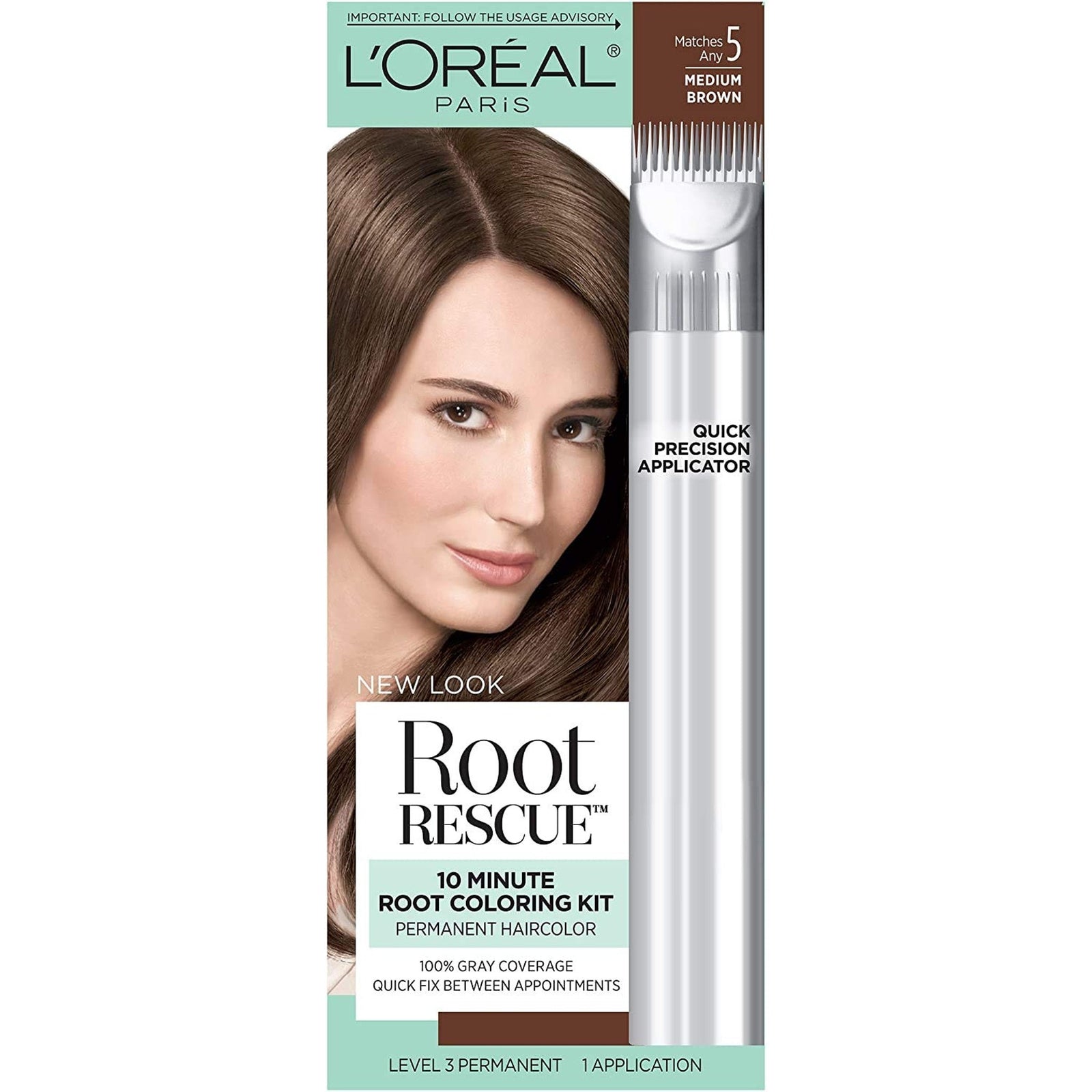 L'Oreal Root Coloring Kit (Medium Brown)