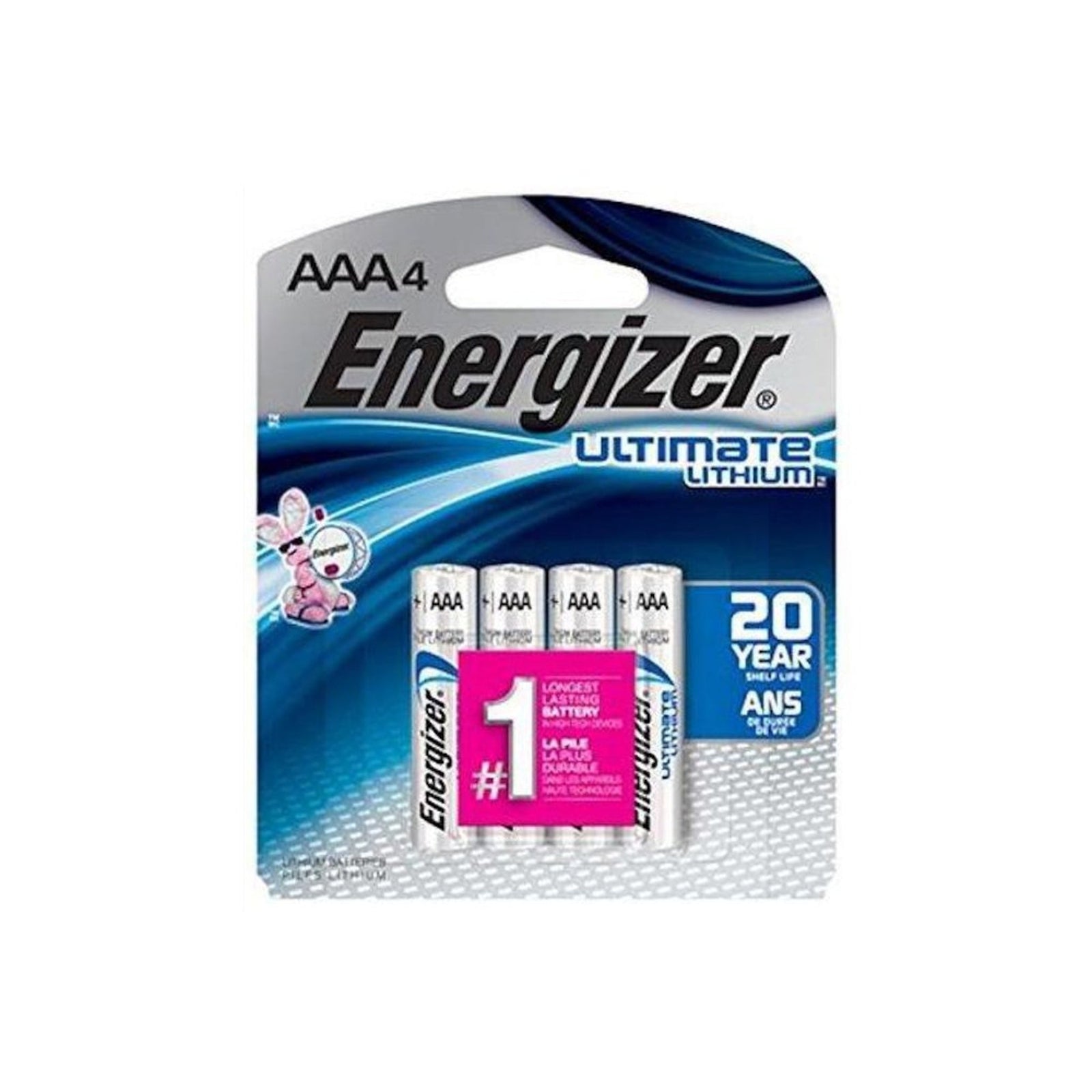 Energizer AAA Batteries (4 Pack)